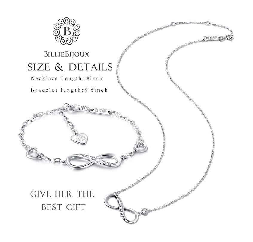 Infinity Love Bracelet - Sterling Silver