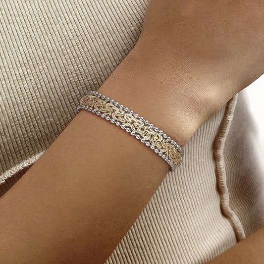Byzantine Beaded-Edge Bracelet