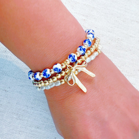 Trio Stack Ceramic Bracelet Set