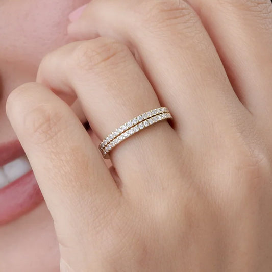 Eternal Sparkle Stackable Ring