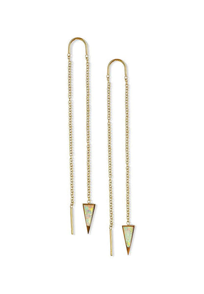 Dagger Threader Earrings — Minimal & Modern