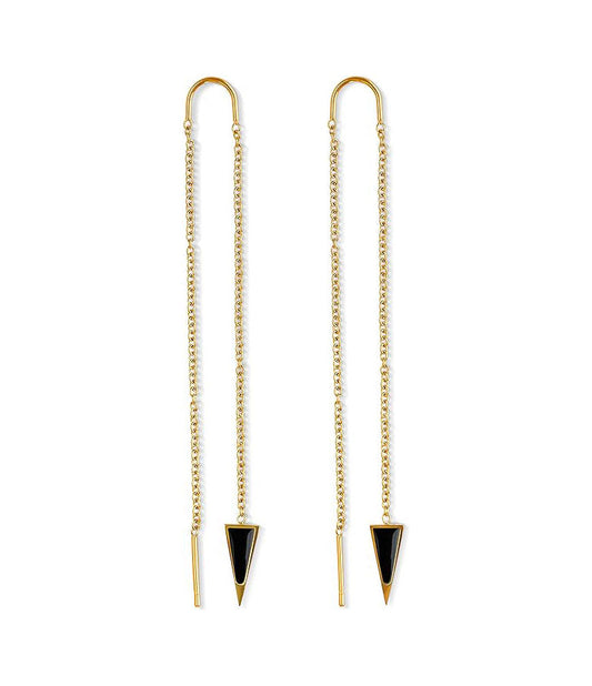 Dagger Threader Earrings — Minimal & Modern