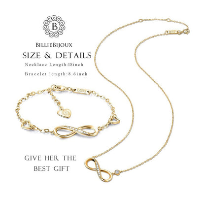 Infinity Love Bracelet - Sterling Silver