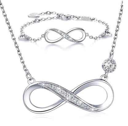 Infinity Love Bracelet - Sterling Silver