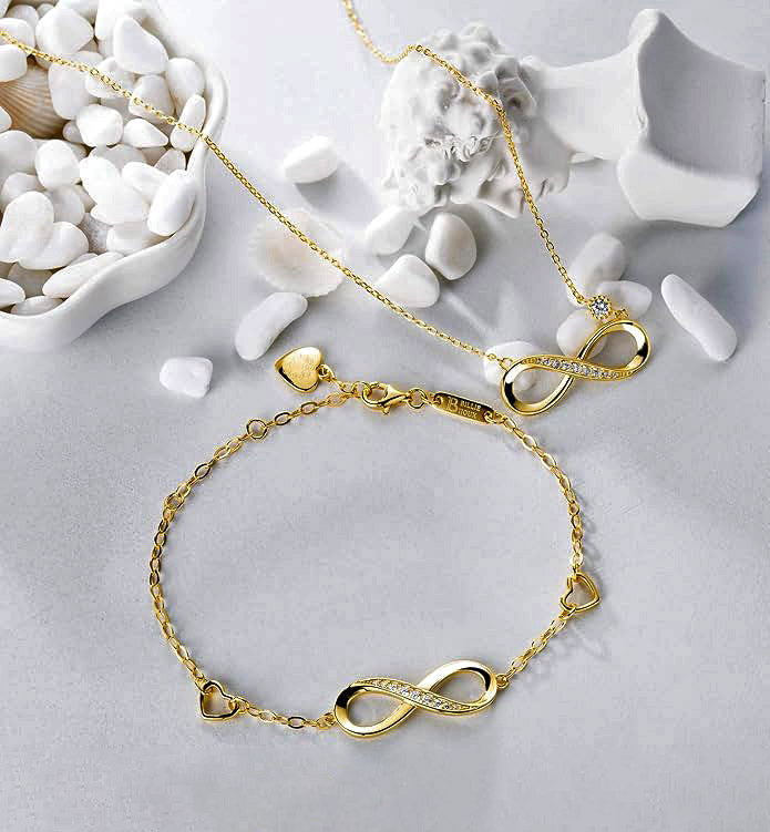 Infinity Love Bracelet - Sterling Silver