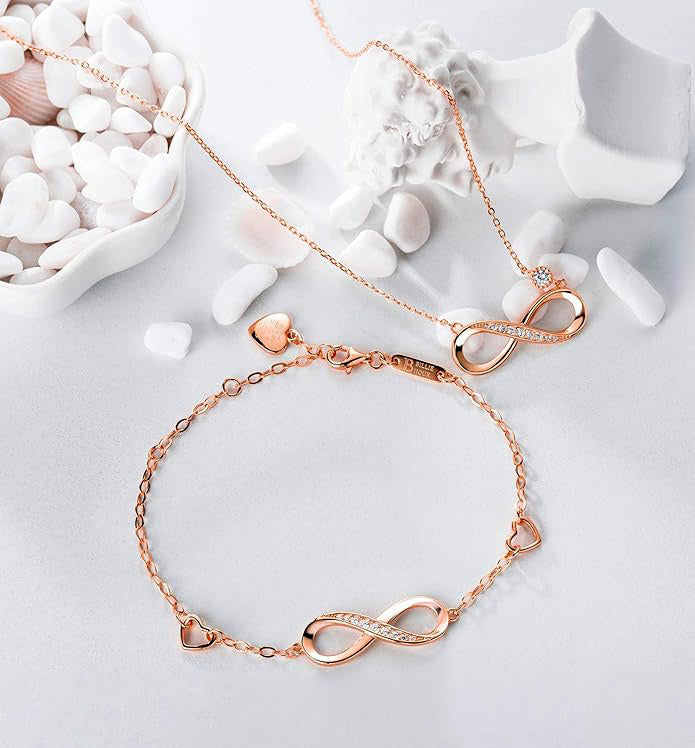 Infinity Love Bracelet - Sterling Silver