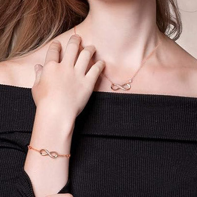 Infinity Love Bracelet - Sterling Silver