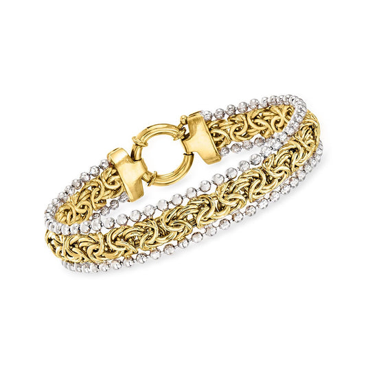 Byzantine Beaded-Edge Bracelet
