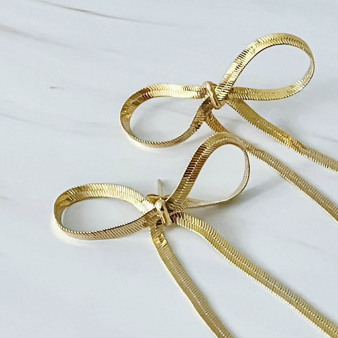 Bowline Long Drop Earrings