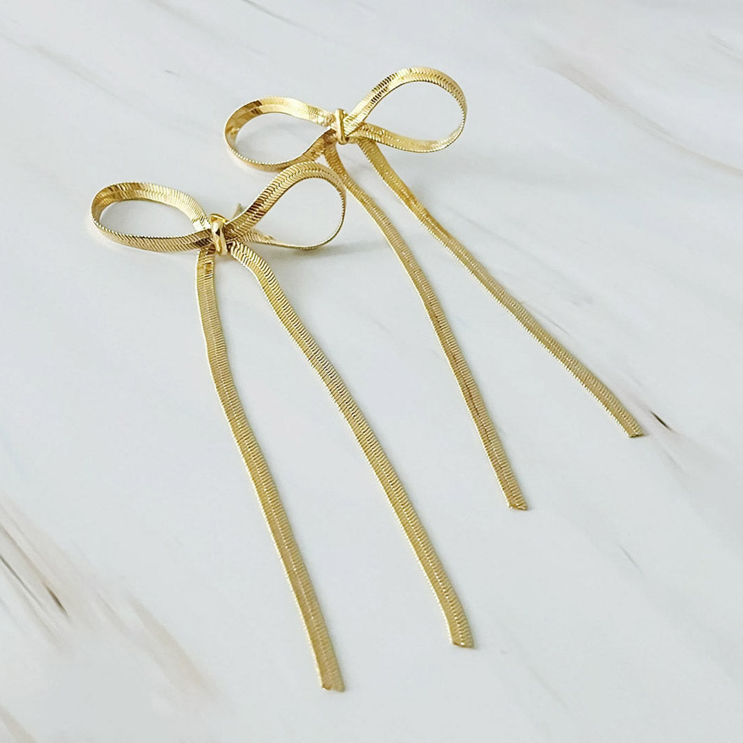 Bowline Long Drop Earrings