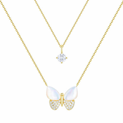 Butterfly Mother-of-Pearl Pendant