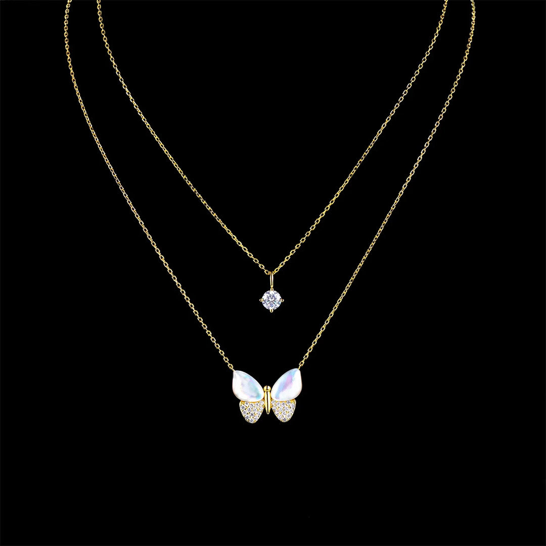 Butterfly Mother-of-Pearl Pendant