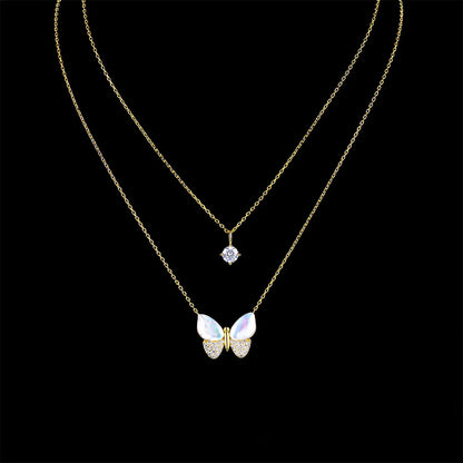 Butterfly Mother-of-Pearl Pendant