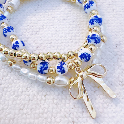 Trio Stack Ceramic Bracelet Set