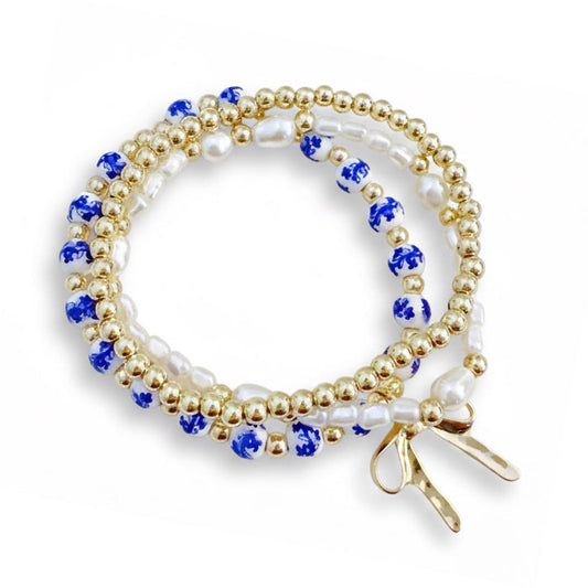 Trio Stack Ceramic Bracelet Set