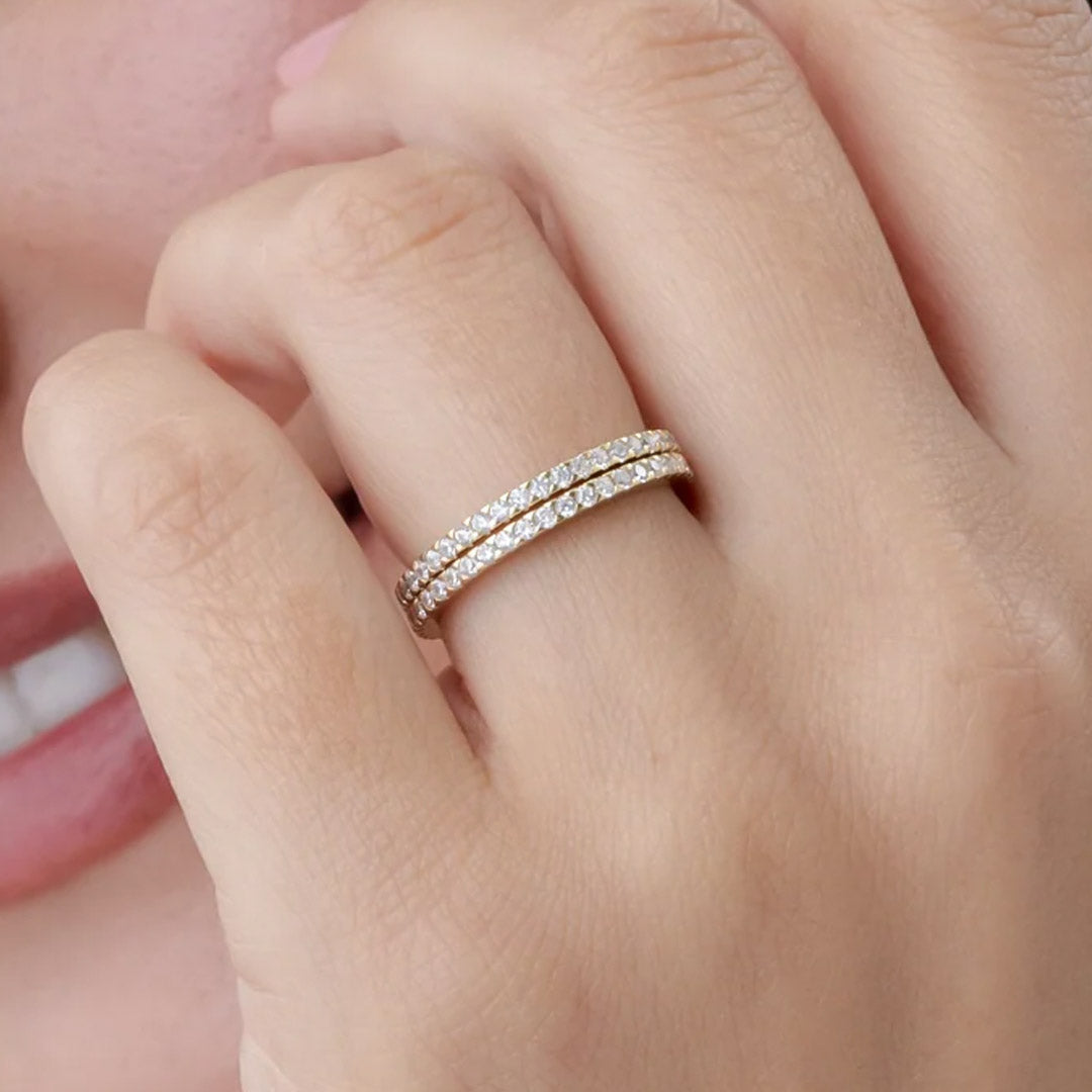 Eternal Sparkle Stackable Ring