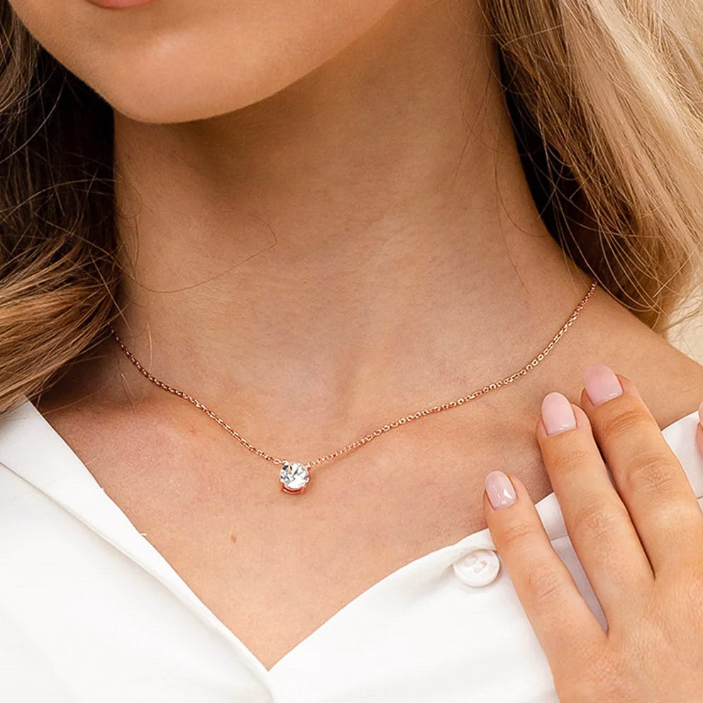 Luminous Crystal Solitaire | 18K Gold Vermeil