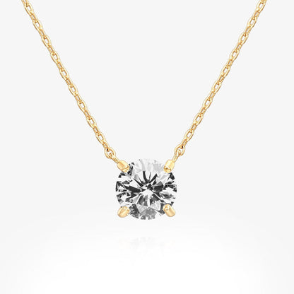 Luminous Crystal Solitaire | 18K Gold Vermeil