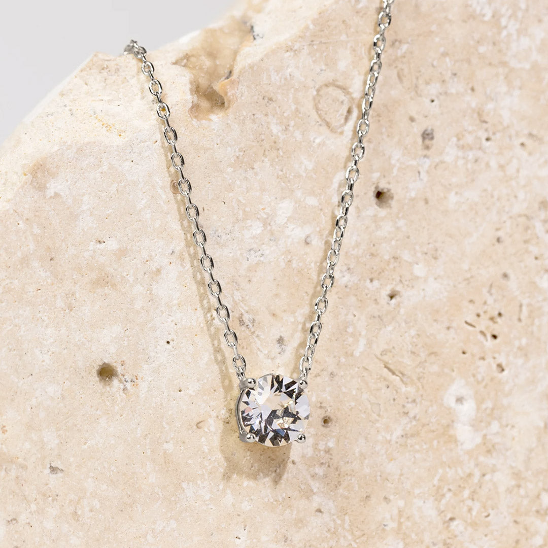 Luminous Crystal Solitaire | 18K Gold Vermeil