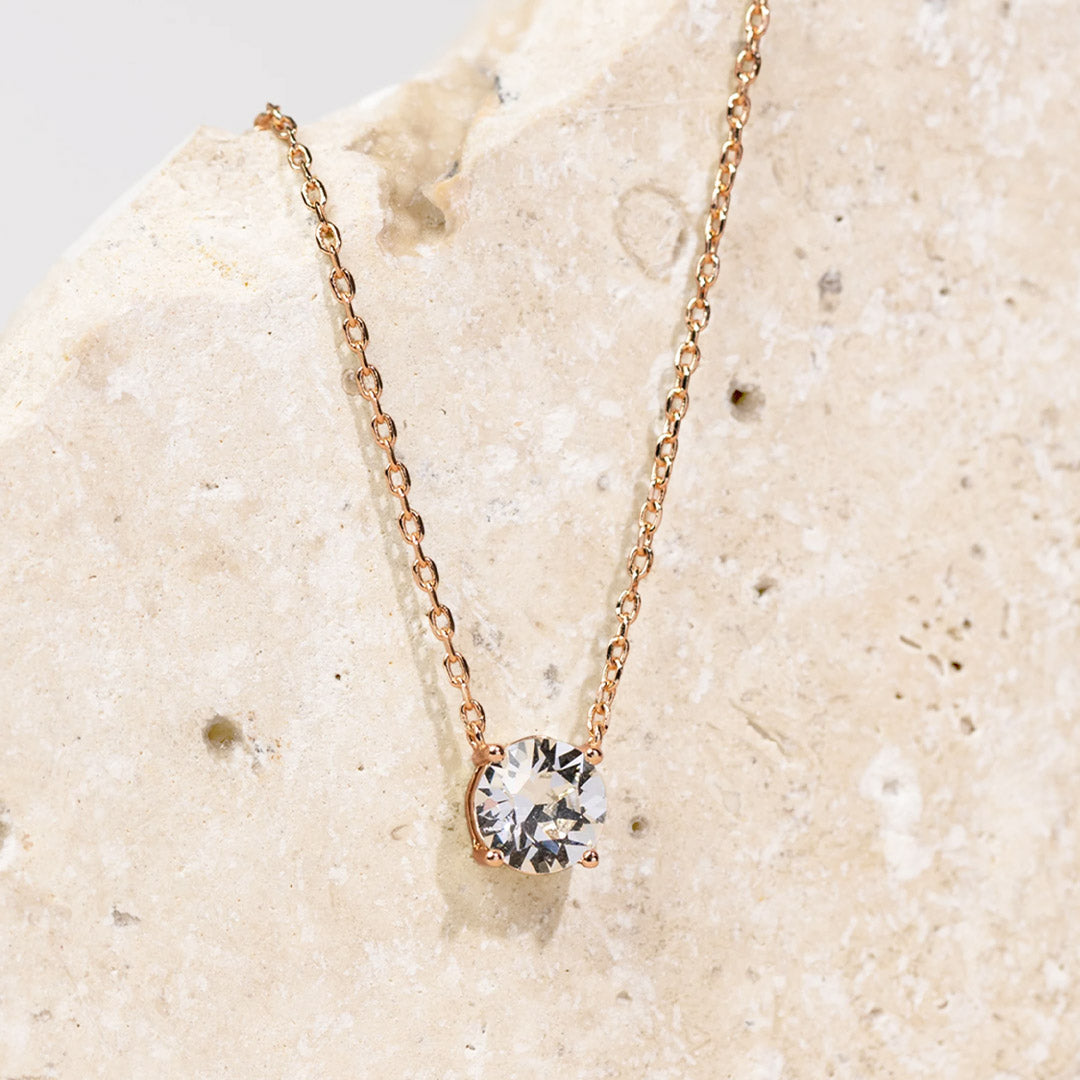 Luminous Crystal Solitaire | 18K Gold Vermeil