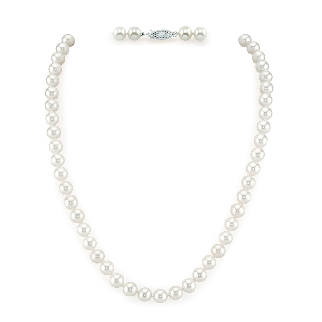 Luminous Freshwater Pearl Necklace |  AAAA Quality