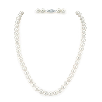 Luminous Freshwater Pearl Necklace |  AAAA Quality